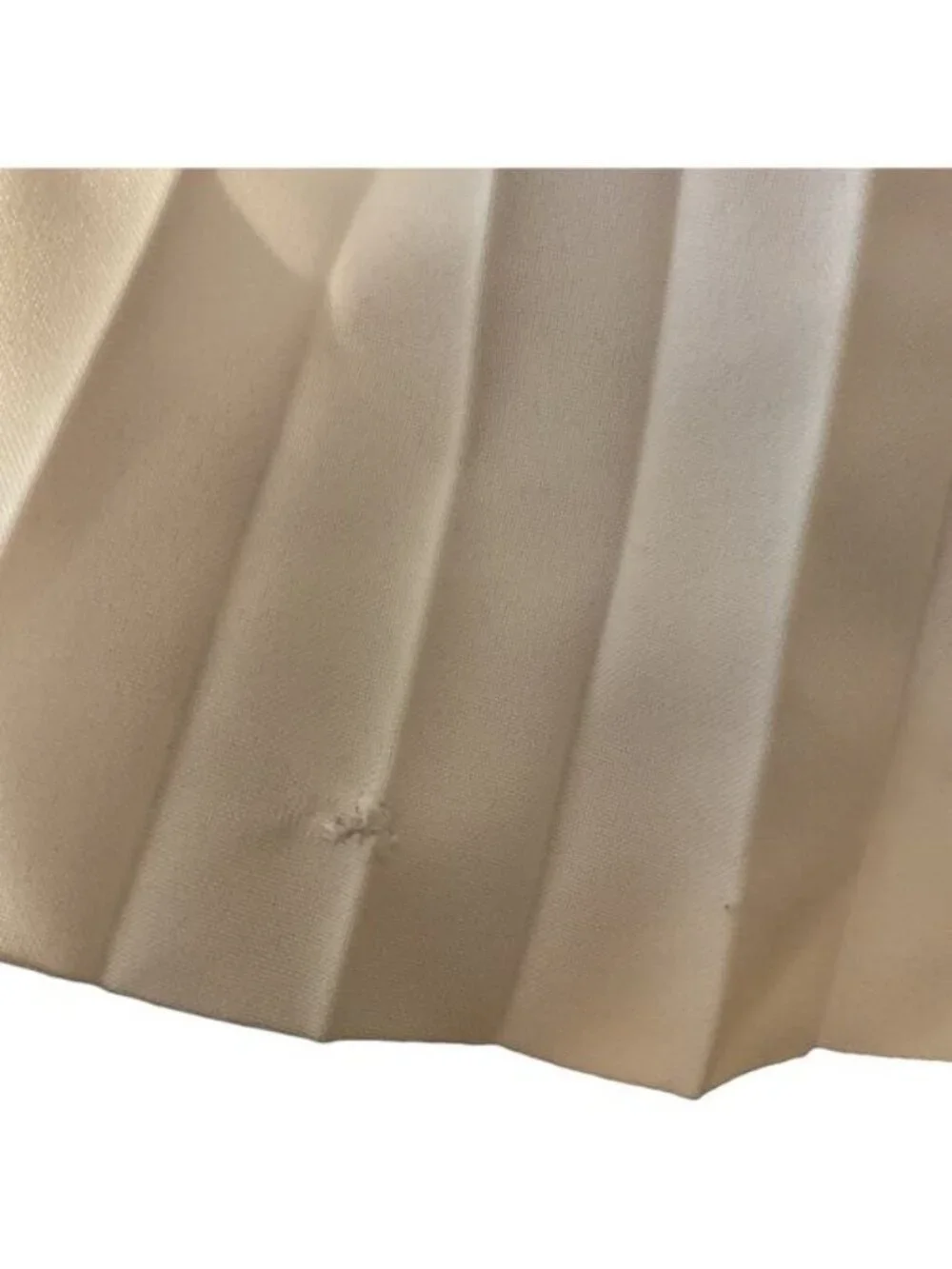 Cream Pleated A Line Dress Navy Bow Accent Coquette Cocktail By Jenny & Me 8